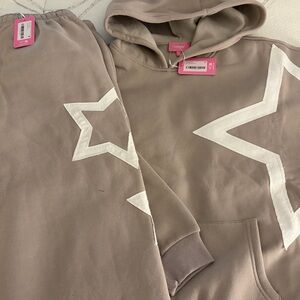 EDIKTED MATCHING SET NWT Hoodie and Joggers Set